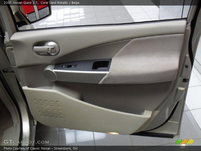 Coral Sand Metallic / Beige 2005 Nissan Quest 3.5