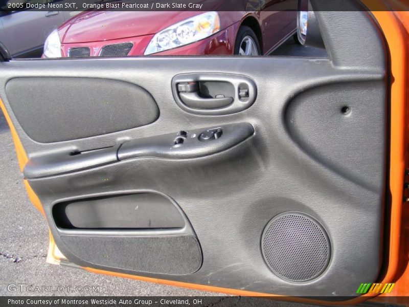Orange Blast Pearlcoat / Dark Slate Gray 2005 Dodge Neon SXT