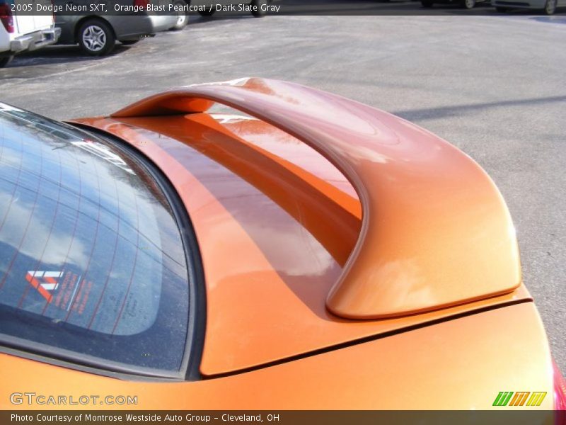 Orange Blast Pearlcoat / Dark Slate Gray 2005 Dodge Neon SXT