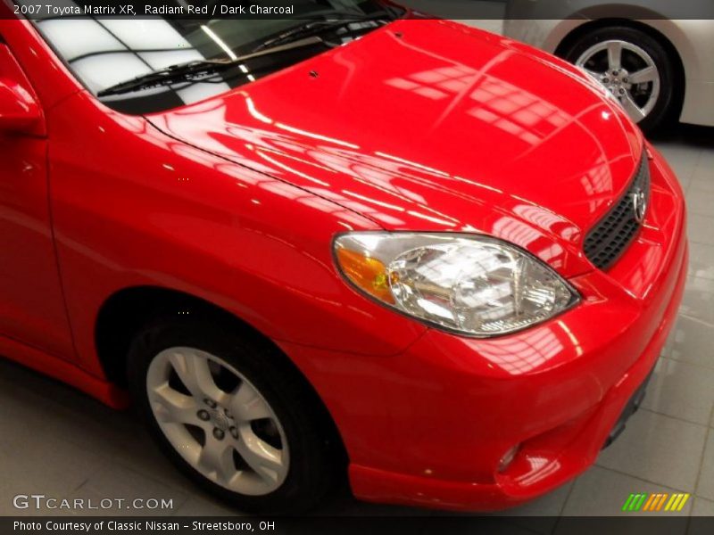 Radiant Red / Dark Charcoal 2007 Toyota Matrix XR