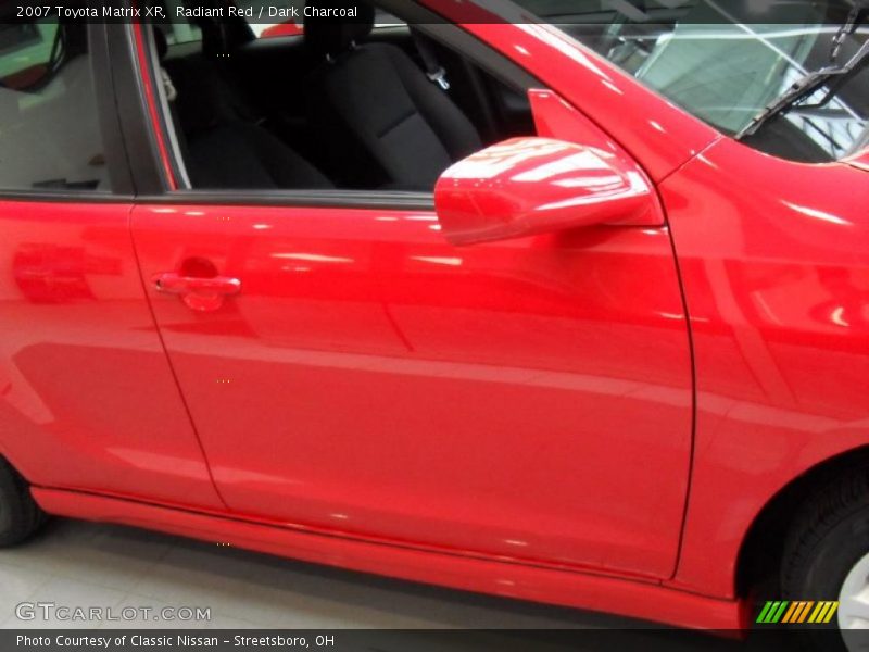 Radiant Red / Dark Charcoal 2007 Toyota Matrix XR