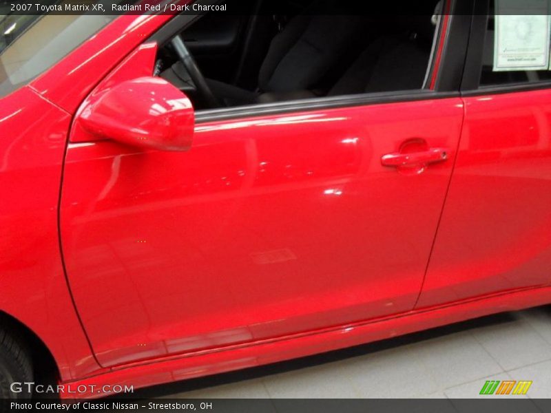 Radiant Red / Dark Charcoal 2007 Toyota Matrix XR