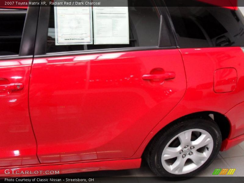 Radiant Red / Dark Charcoal 2007 Toyota Matrix XR