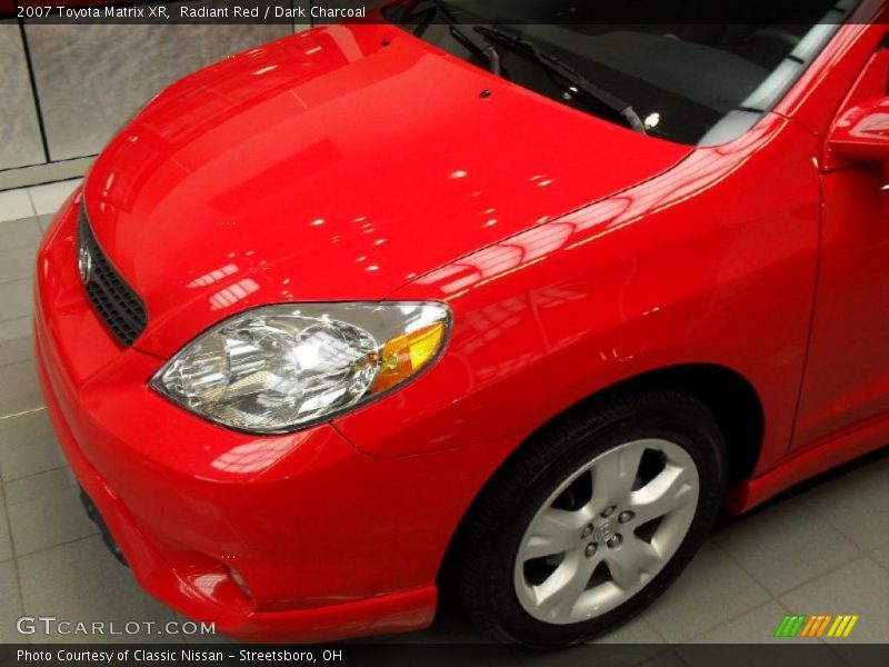 Radiant Red / Dark Charcoal 2007 Toyota Matrix XR