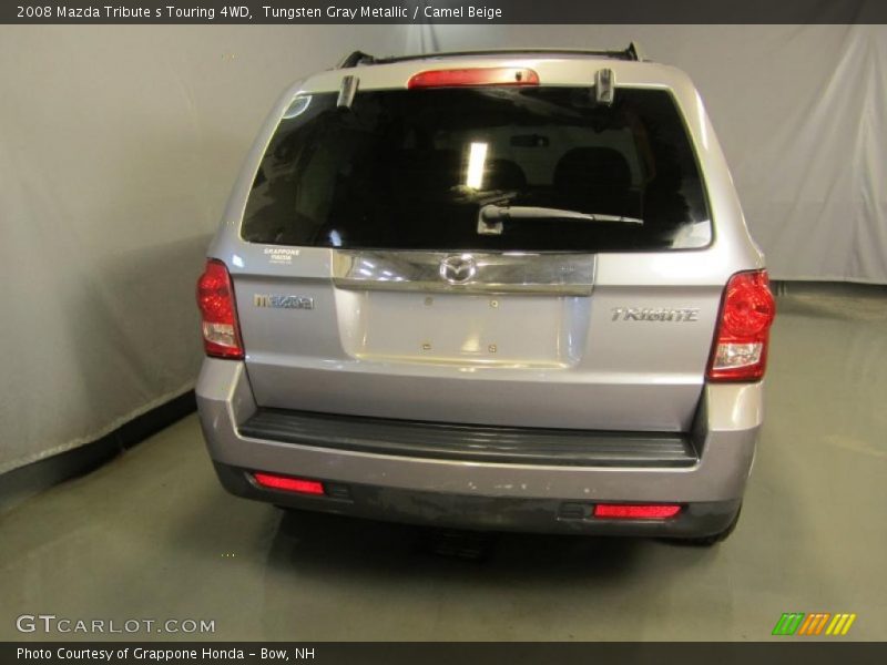Tungsten Gray Metallic / Camel Beige 2008 Mazda Tribute s Touring 4WD