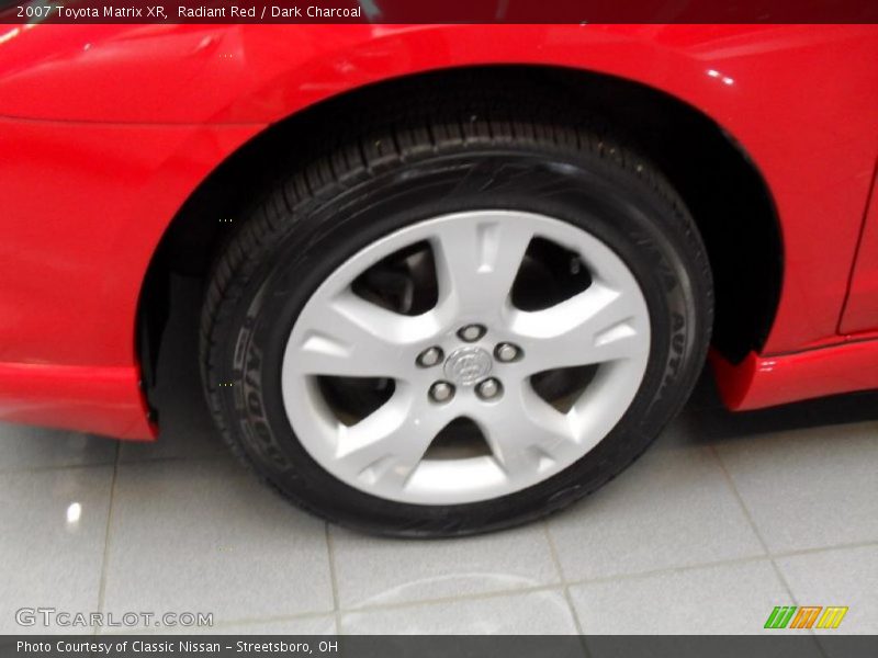 Radiant Red / Dark Charcoal 2007 Toyota Matrix XR