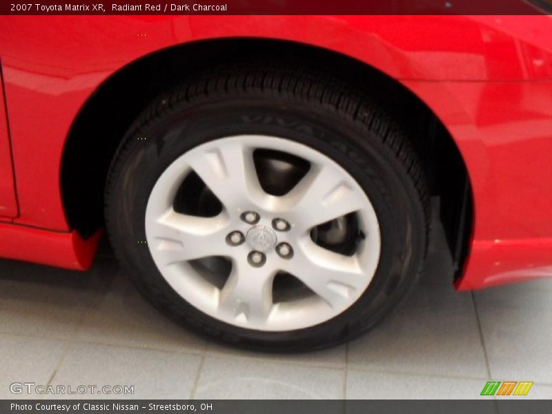 Radiant Red / Dark Charcoal 2007 Toyota Matrix XR