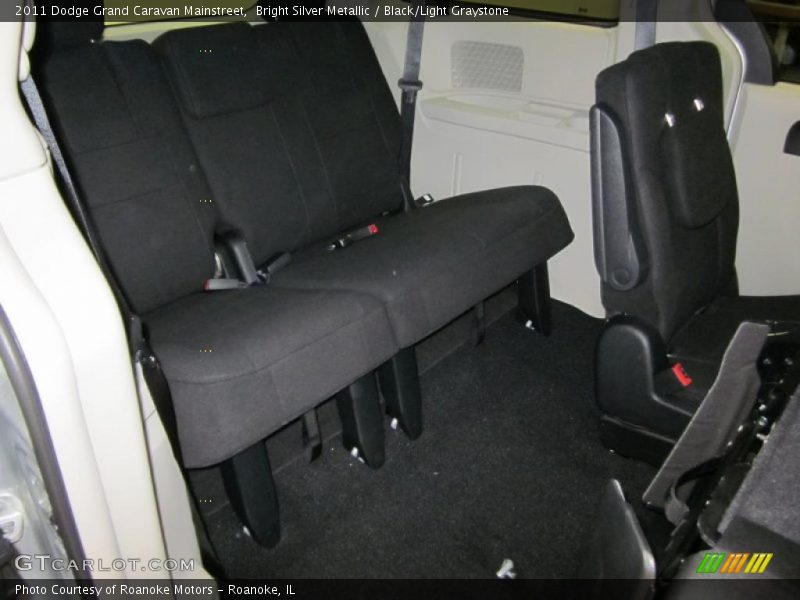  2011 Grand Caravan Mainstreet Black/Light Graystone Interior
