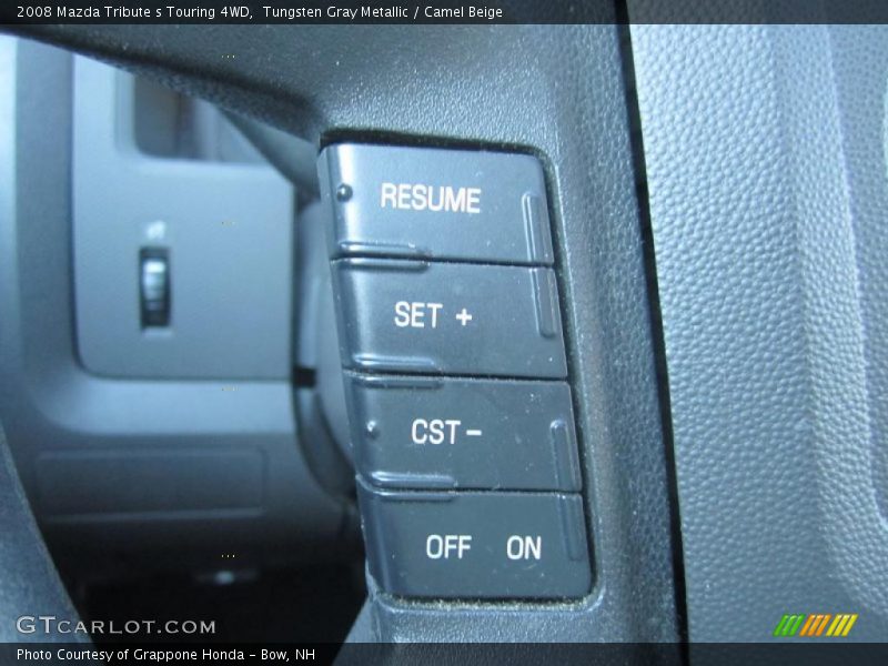 Tungsten Gray Metallic / Camel Beige 2008 Mazda Tribute s Touring 4WD