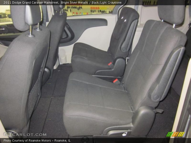  2011 Grand Caravan Mainstreet Black/Light Graystone Interior