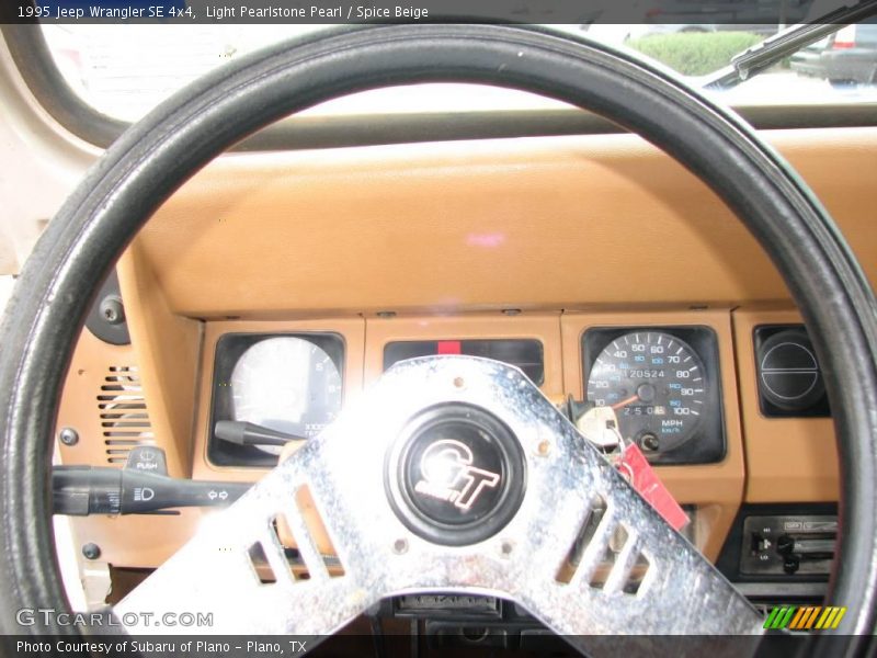 Light Pearlstone Pearl / Spice Beige 1995 Jeep Wrangler SE 4x4