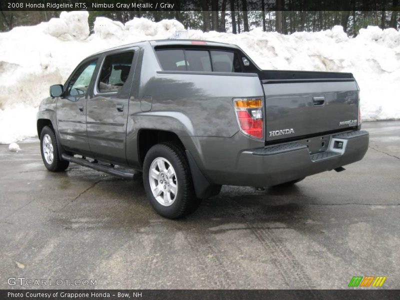 Nimbus Gray Metallic / Gray 2008 Honda Ridgeline RTS