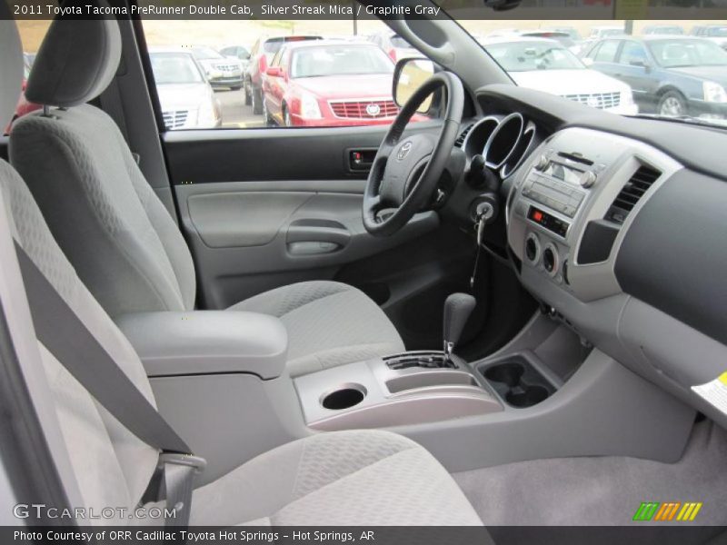 Silver Streak Mica / Graphite Gray 2011 Toyota Tacoma PreRunner Double Cab