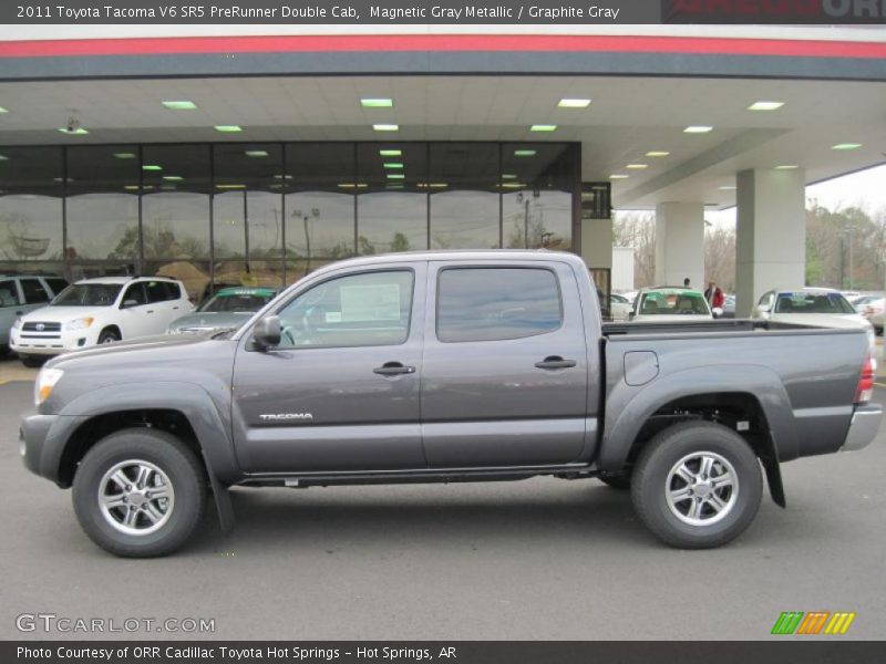 Magnetic Gray Metallic / Graphite Gray 2011 Toyota Tacoma V6 SR5 PreRunner Double Cab