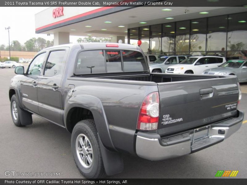 Magnetic Gray Metallic / Graphite Gray 2011 Toyota Tacoma V6 SR5 PreRunner Double Cab