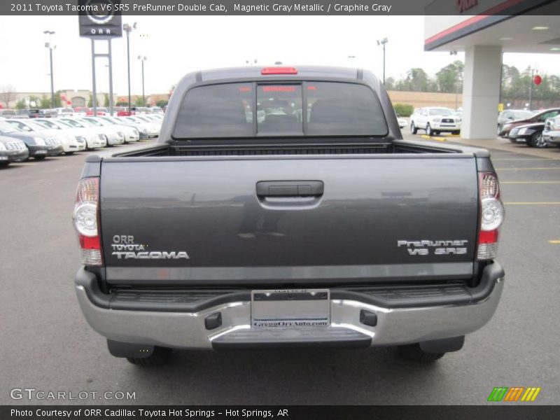 Magnetic Gray Metallic / Graphite Gray 2011 Toyota Tacoma V6 SR5 PreRunner Double Cab