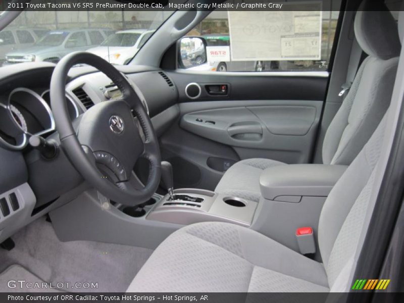 Graphite Gray Interior - 2011 Tacoma V6 SR5 PreRunner Double Cab 