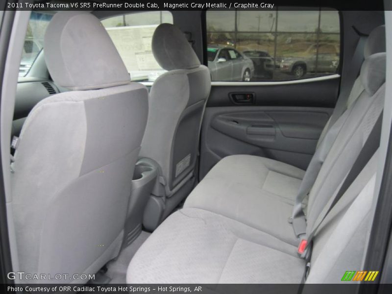  2011 Tacoma V6 SR5 PreRunner Double Cab Graphite Gray Interior