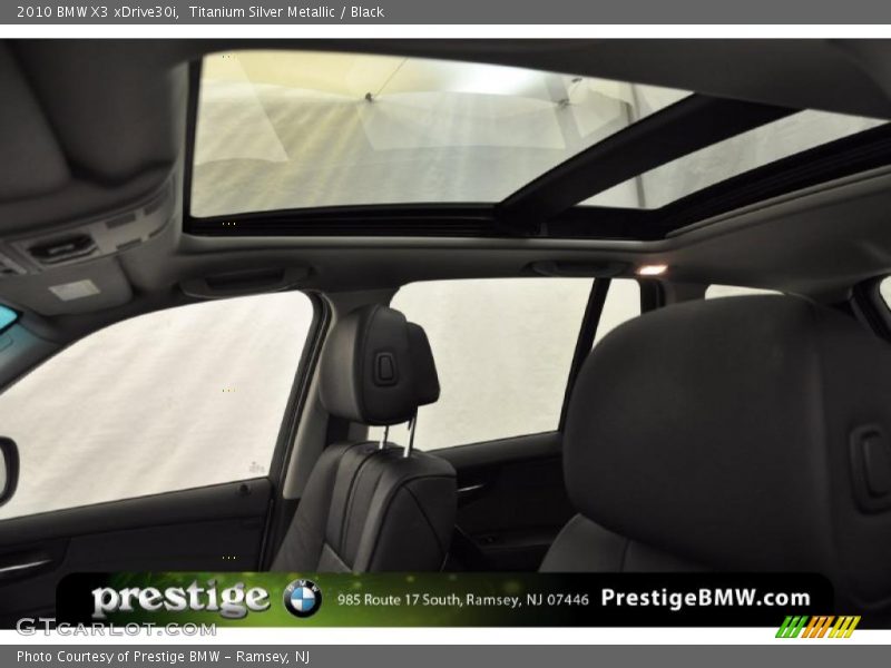 Titanium Silver Metallic / Black 2010 BMW X3 xDrive30i