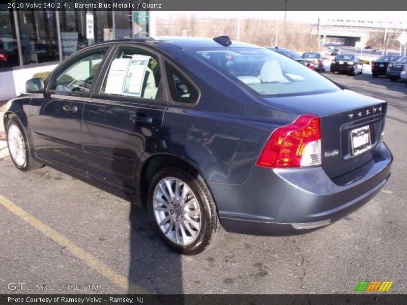 Barents Blue Metallic / Quartz 2010 Volvo S40 2.4i