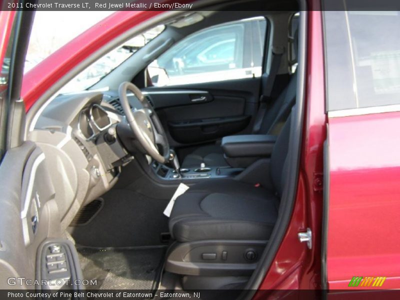 Red Jewel Metallic / Ebony/Ebony 2011 Chevrolet Traverse LT