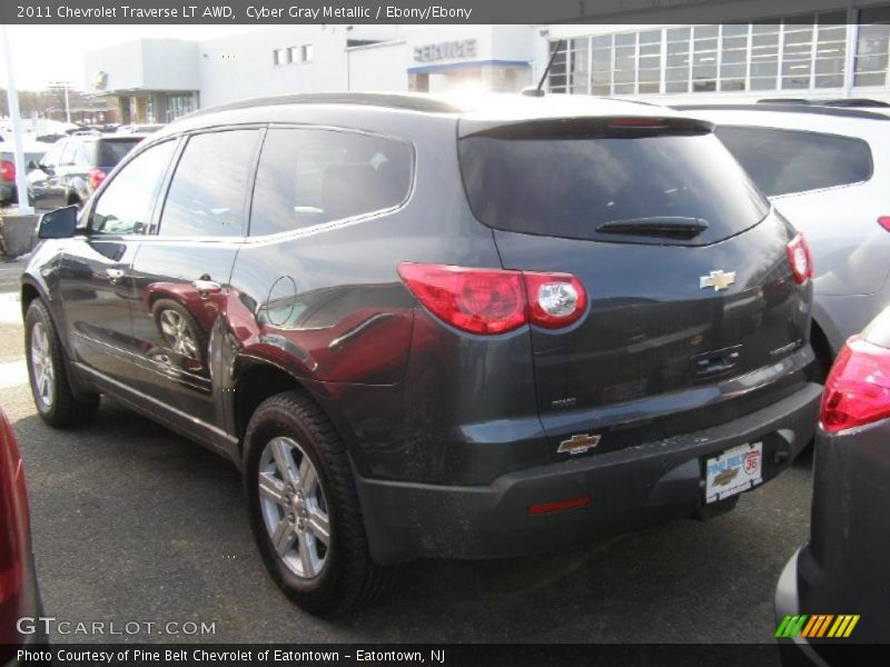 Cyber Gray Metallic / Ebony/Ebony 2011 Chevrolet Traverse LT AWD