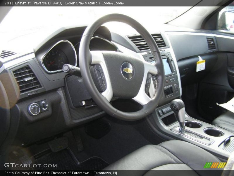 Ebony/Ebony Interior - 2011 Traverse LT AWD 