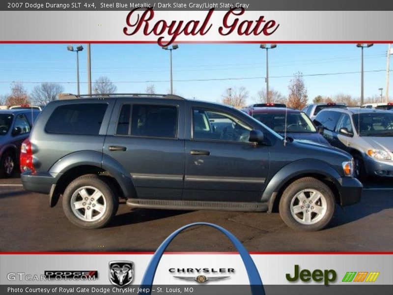 Steel Blue Metallic / Dark Slate Gray/Light Slate Gray 2007 Dodge Durango SLT 4x4