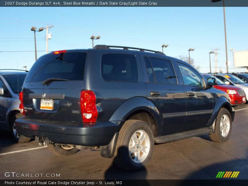 Steel Blue Metallic / Dark Slate Gray/Light Slate Gray 2007 Dodge Durango SLT 4x4