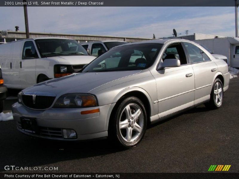 Silver Frost Metallic / Deep Charcoal 2001 Lincoln LS V8