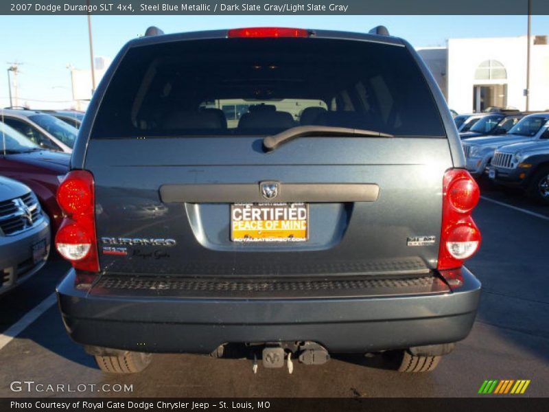 Steel Blue Metallic / Dark Slate Gray/Light Slate Gray 2007 Dodge Durango SLT 4x4