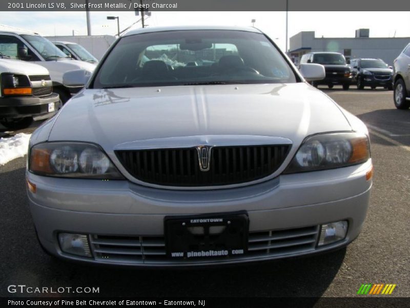 Silver Frost Metallic / Deep Charcoal 2001 Lincoln LS V8