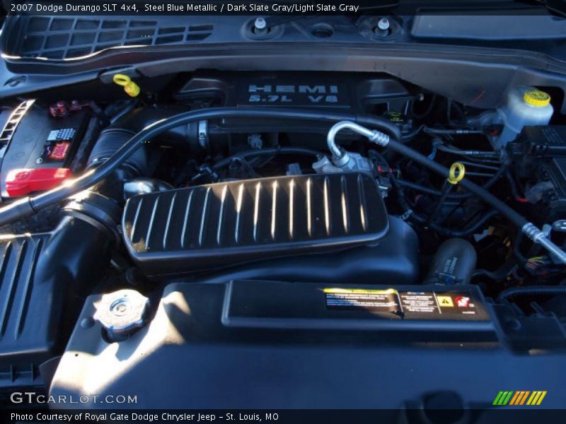 Steel Blue Metallic / Dark Slate Gray/Light Slate Gray 2007 Dodge Durango SLT 4x4