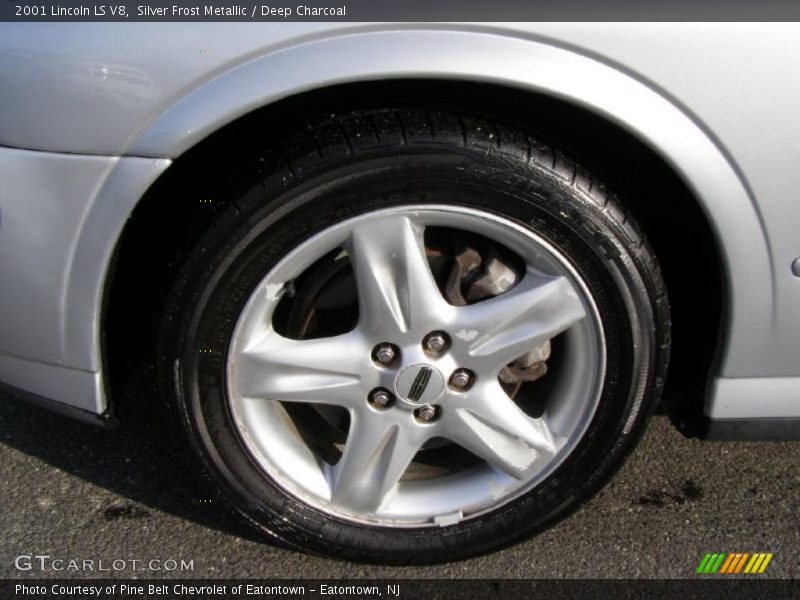 Silver Frost Metallic / Deep Charcoal 2001 Lincoln LS V8