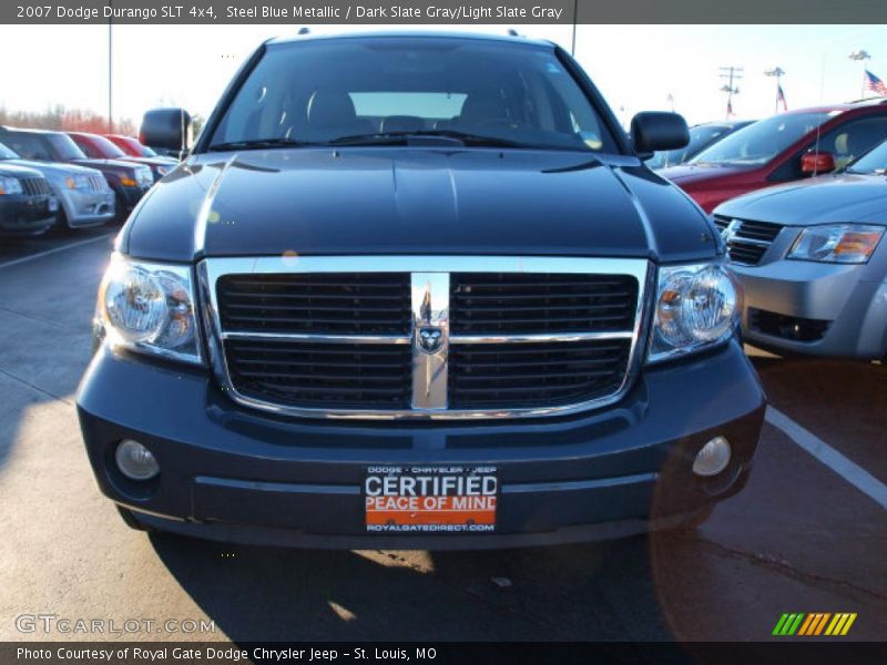 Steel Blue Metallic / Dark Slate Gray/Light Slate Gray 2007 Dodge Durango SLT 4x4
