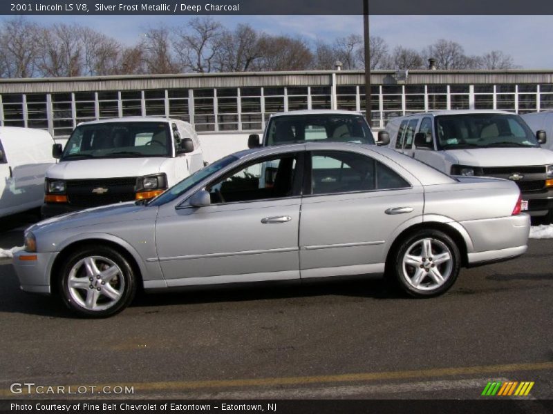 Silver Frost Metallic / Deep Charcoal 2001 Lincoln LS V8