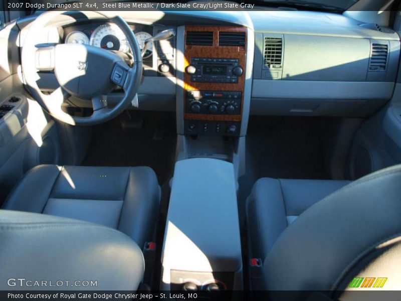 Steel Blue Metallic / Dark Slate Gray/Light Slate Gray 2007 Dodge Durango SLT 4x4