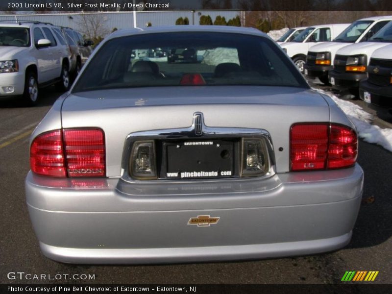 Silver Frost Metallic / Deep Charcoal 2001 Lincoln LS V8
