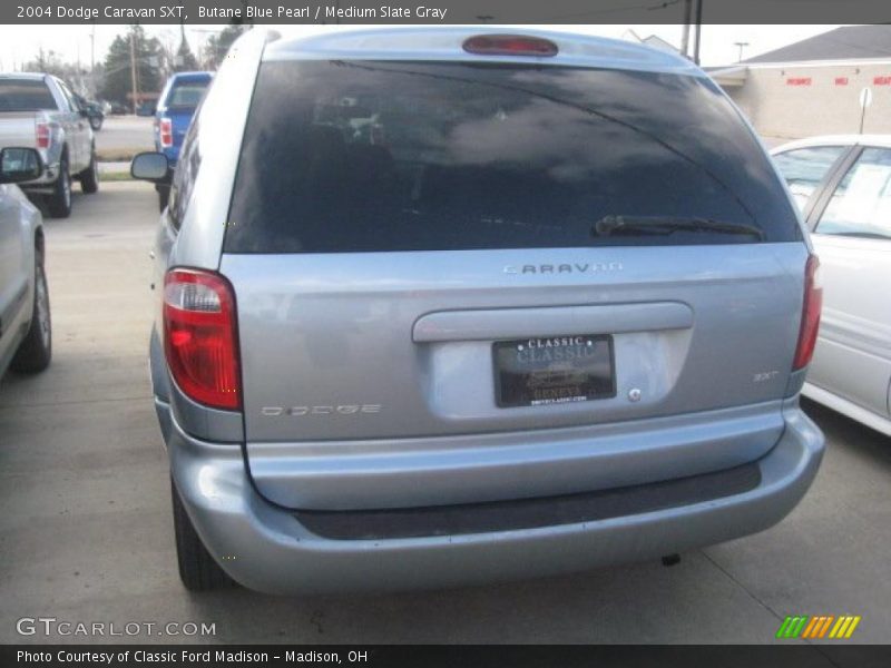 Butane Blue Pearl / Medium Slate Gray 2004 Dodge Caravan SXT
