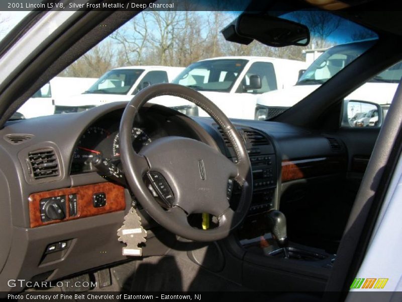 Silver Frost Metallic / Deep Charcoal 2001 Lincoln LS V8