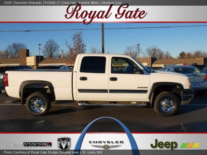 Summit White / Medium Gray 2005 Chevrolet Silverado 2500HD LT Crew Cab