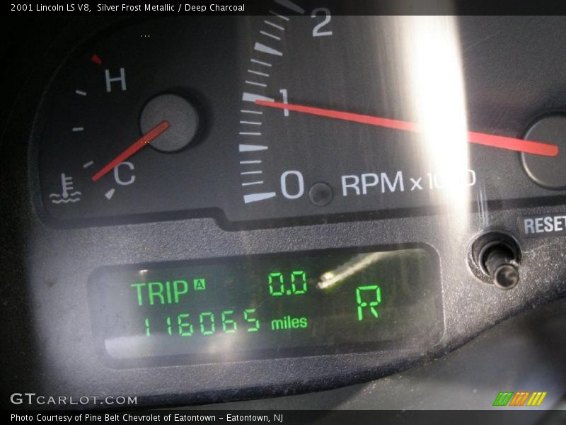 Silver Frost Metallic / Deep Charcoal 2001 Lincoln LS V8