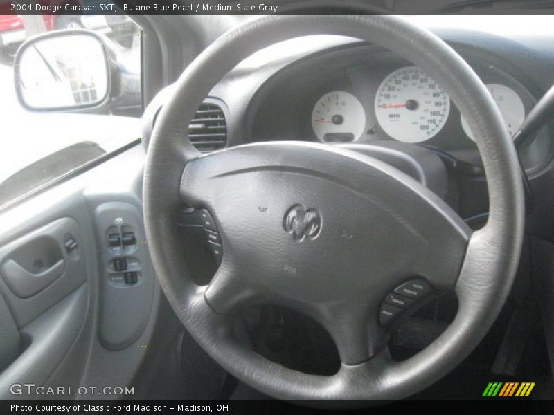 Butane Blue Pearl / Medium Slate Gray 2004 Dodge Caravan SXT