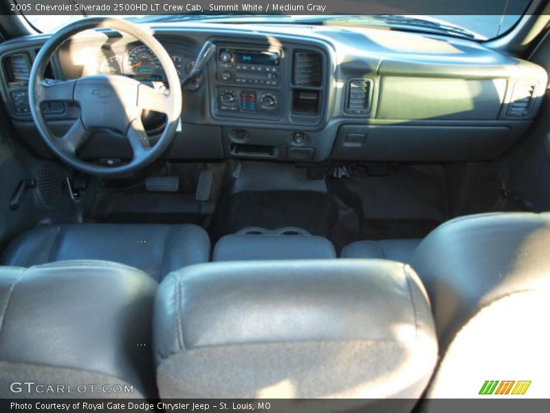 Summit White / Medium Gray 2005 Chevrolet Silverado 2500HD LT Crew Cab