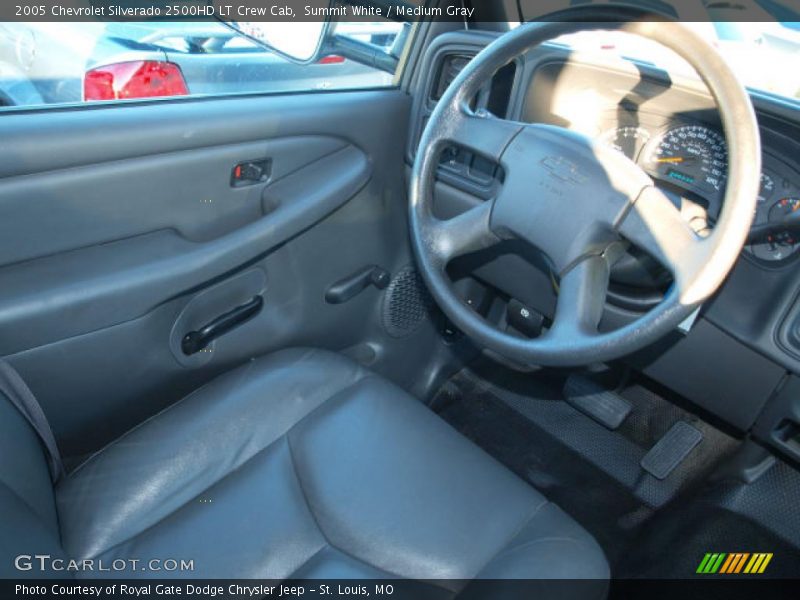 Summit White / Medium Gray 2005 Chevrolet Silverado 2500HD LT Crew Cab