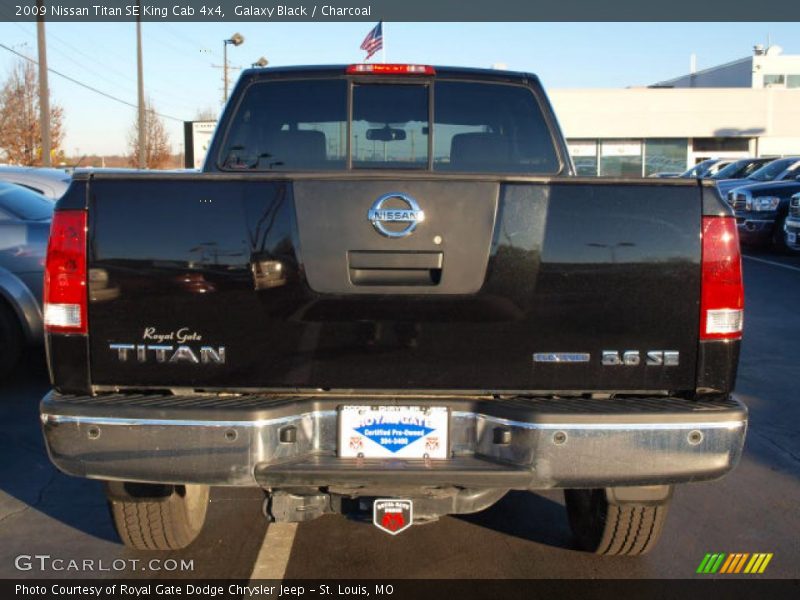 Galaxy Black / Charcoal 2009 Nissan Titan SE King Cab 4x4