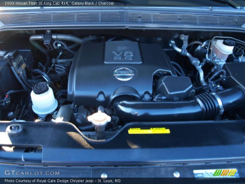 Galaxy Black / Charcoal 2009 Nissan Titan SE King Cab 4x4