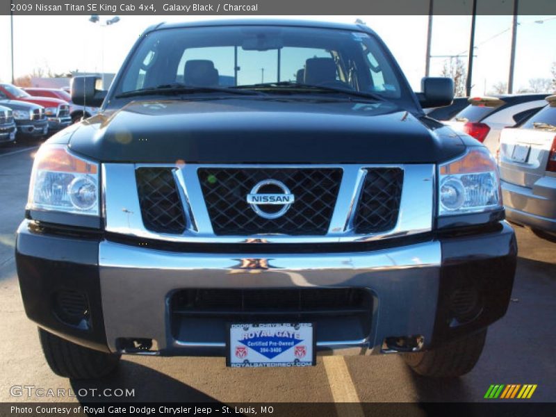 Galaxy Black / Charcoal 2009 Nissan Titan SE King Cab 4x4