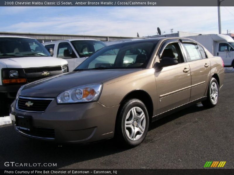 Amber Bronze Metallic / Cocoa/Cashmere Beige 2008 Chevrolet Malibu Classic LS Sedan
