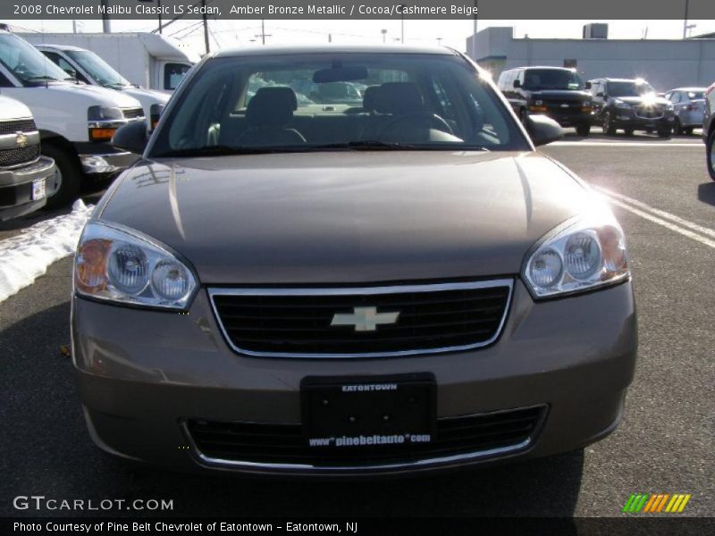 Amber Bronze Metallic / Cocoa/Cashmere Beige 2008 Chevrolet Malibu Classic LS Sedan